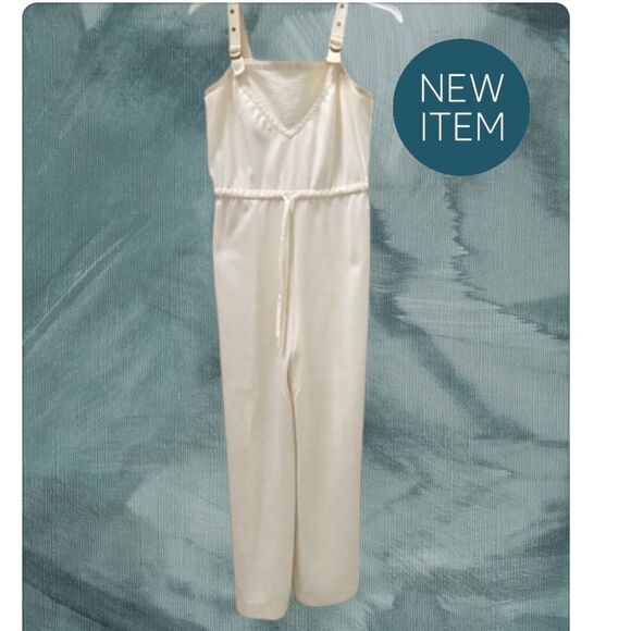 Vintage 60s silk blend pant romper retro western jumpsuit Jerell of Texas Small - Picture 11 of 11